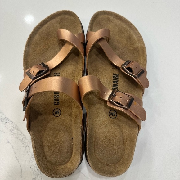 Rose Gold Sandals - Size 6 - Picture 6 of 9